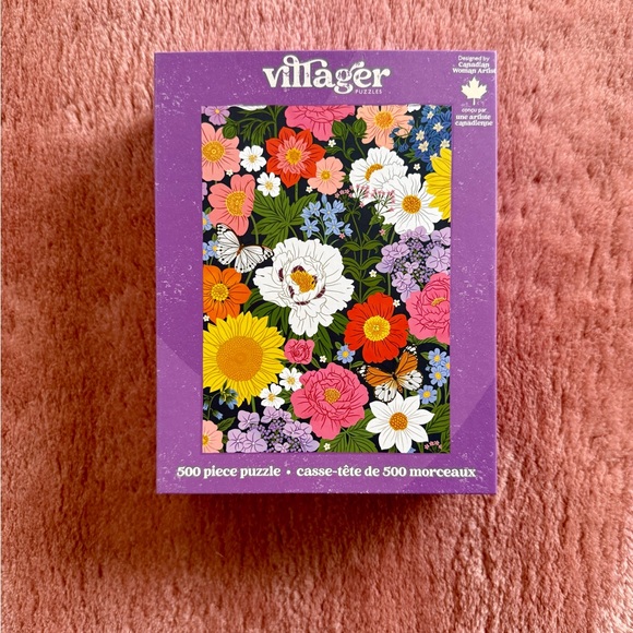 villager Other - Villager Midnight Blooms 500 piece puzzle